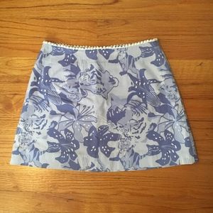 LILLY PULITZER TIGER LILLIES SKIRT SIZE 2